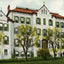 St Mary's Academy Austin in 1907 Vintage Print (7 Sizes) - Premium Print