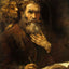 St. Matthew and the Angel Art Print 1661 Painting by Rembrandt (6 Sizes)