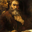 St. Matthew and the Angel Art Print 1661 Painting by Rembrandt (6 Sizes)