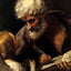 St. Matthew and the Angel art print by Guido Reni