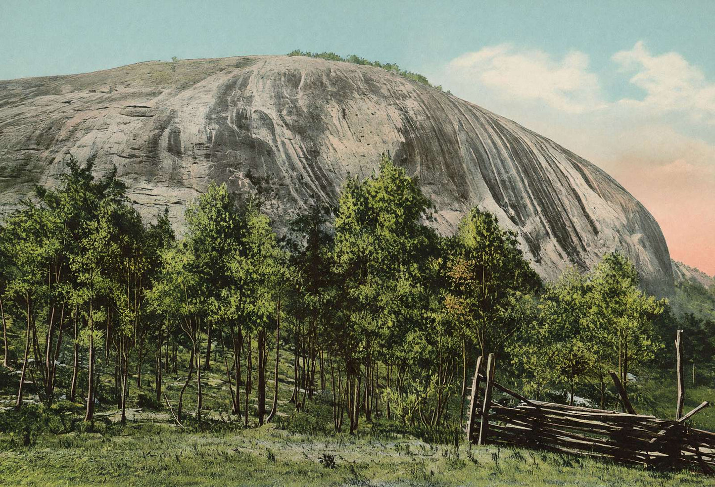 Stone Mountain GA in 1905 Vintage Print (7 Sizes) - Acid Free
