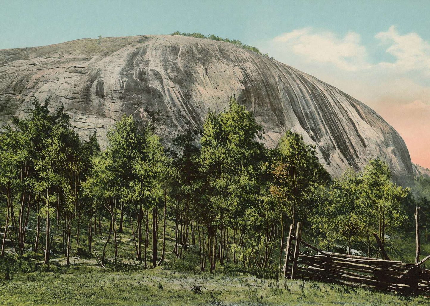 Stone Mountain GA in 1905 Vintage Print (7 Sizes) - Acid Free