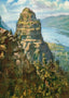 St Peters Dome Columbia River in 1908 Vintage Print (7 Sizes) - Restored
