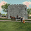 Old Round Tower Fort Snelling in 1906 Vintage Print (7 Sizes) - High Quality