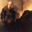 St. Paul at His Writing Desk fine art print by Rembrandt (1630)