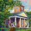 St Paul's Church in Augusta in 1905 painting