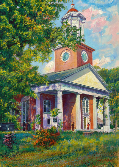 St Paul's Church Augusta GA in 1905 Art Print (7 Sizes) - Premium Print