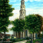 St Philip's Church Charleston in 1906 Art Print (7 Sizes) - Reproduction