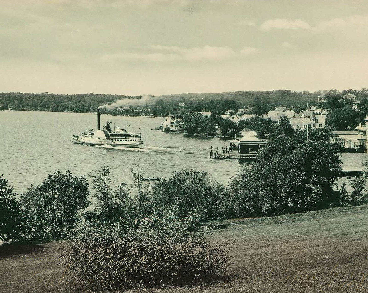 Mount Washington Leaving Wolfeboro Bay photo print