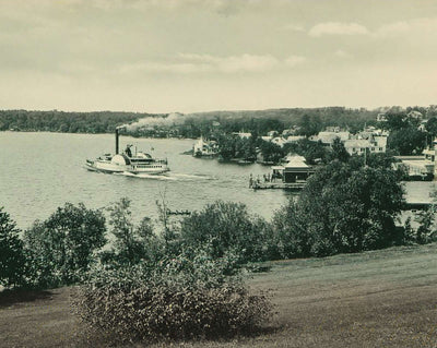 Mount Washington Leaving Wolfeboro Bay photo print