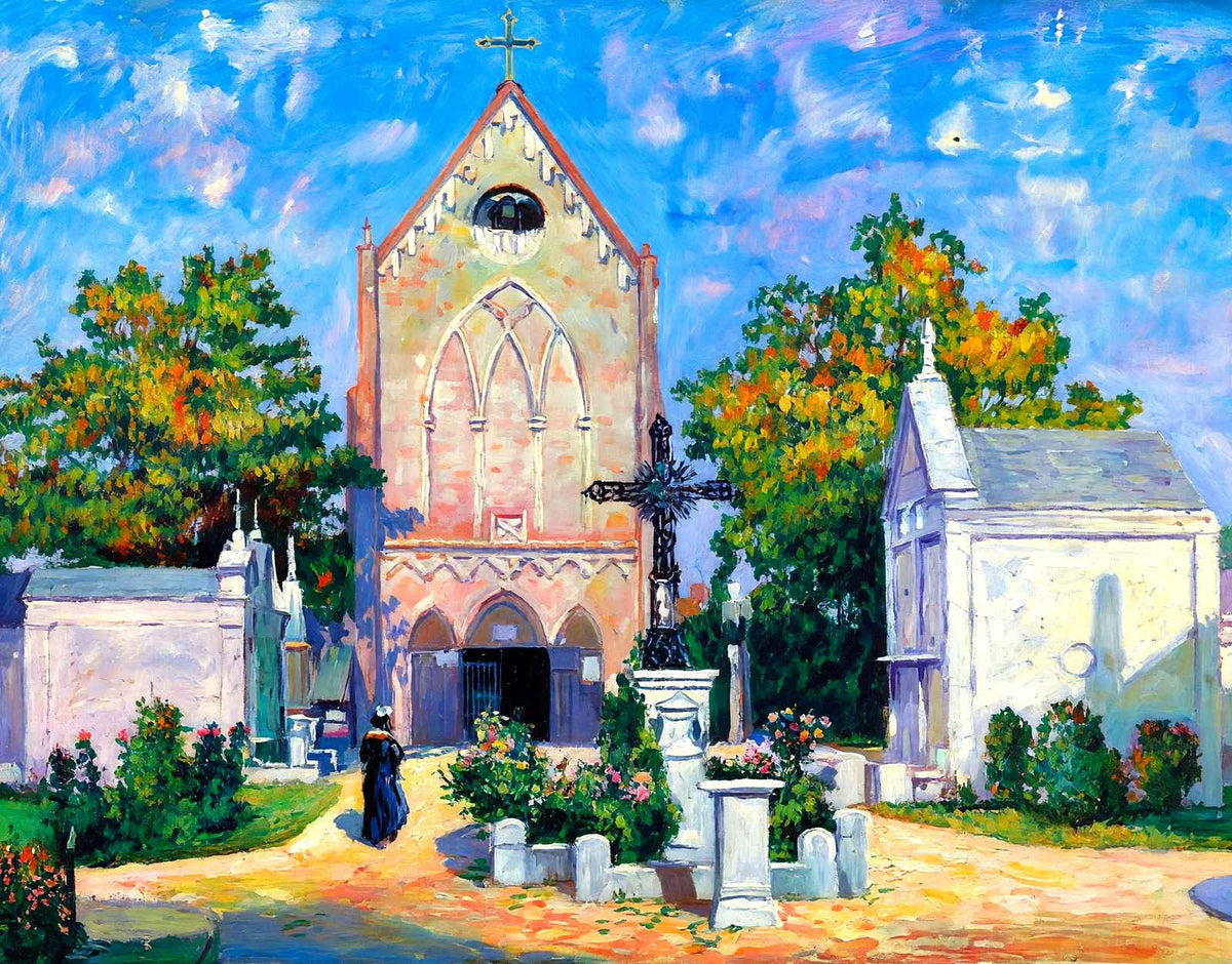 St Roch's Chapel New Orleans in 1907 Art Print (7 Sizes) - Premium Quality