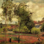 Strong Winds, Pontoise Art Print 1877 Painting by Camille Pissarro (6 Sizes)
