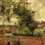 Strong Winds, Pontoise Art Print 1877 Painting by Camille Pissarro (6 Sizes)