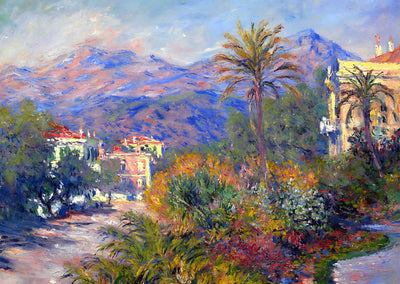 Strada Romada in Bordighera 1884 Painting by Claude Monet Art Print (6 Sizes)