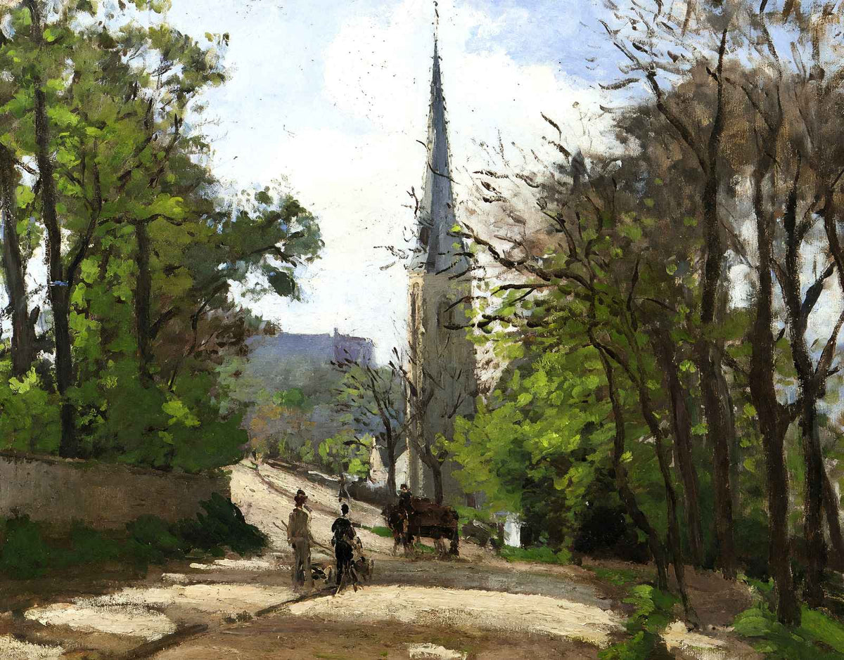 St. Stephen's Church, Lower Norwood Art Print 1870 by Camille Pissarro (6 Sizes)