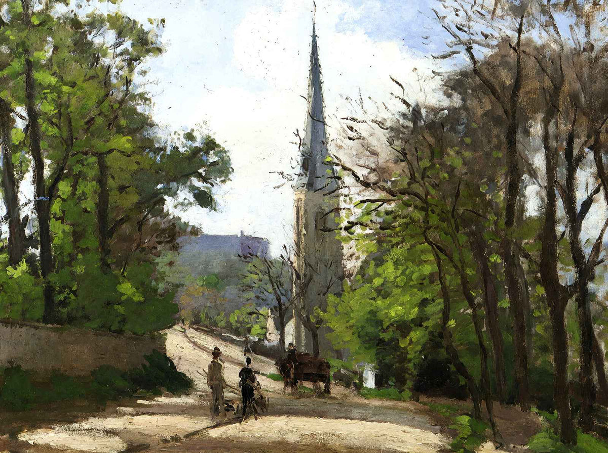 St. Stephen's Church, Lower Norwood Art Print 1870 by Camille Pissarro (6 Sizes)