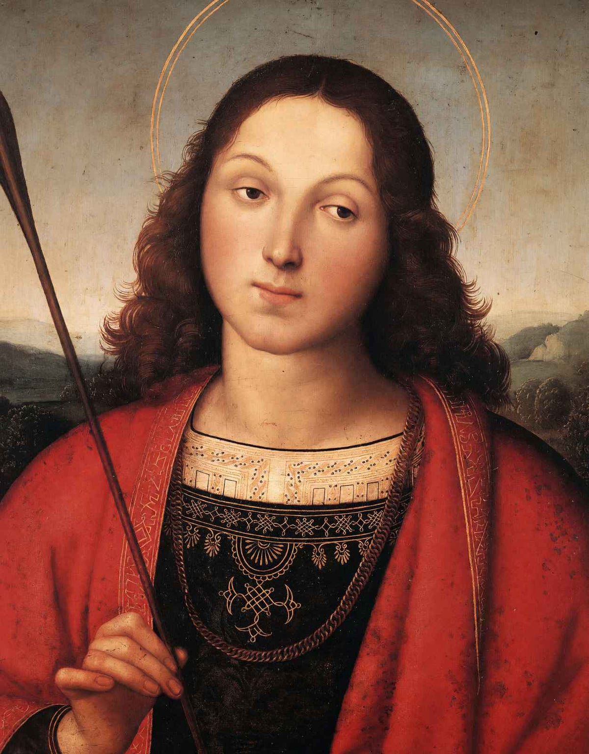St. Sebastian Art Print 1503 Painting by Raphael (6 Sizes) - High Quality