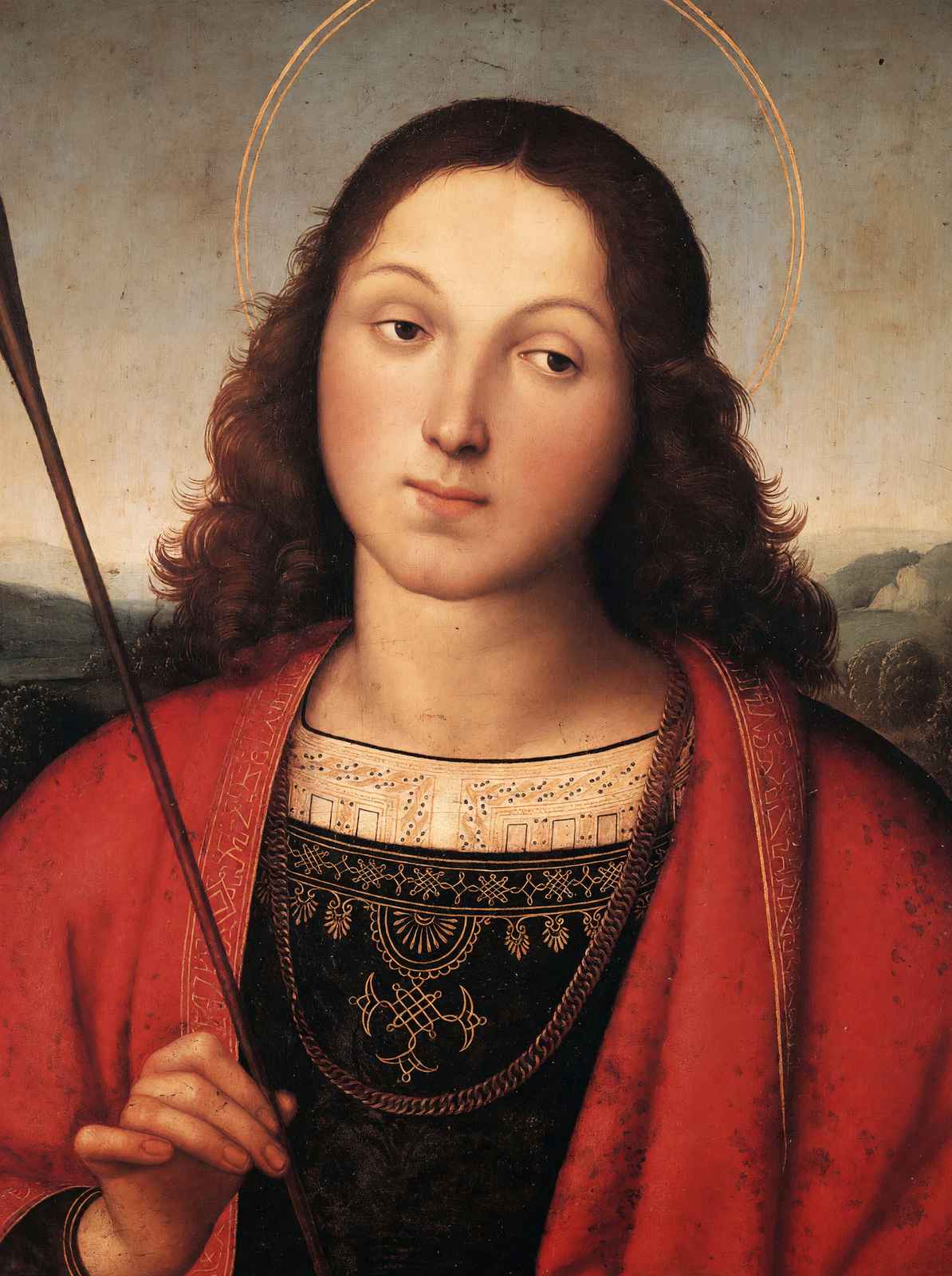 St. Sebastian Art Print 1503 Painting by Raphael (6 Sizes) - High Quality