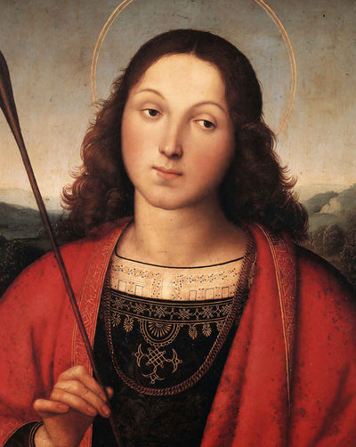 St. Sebastian art print by Raphael (1503)
