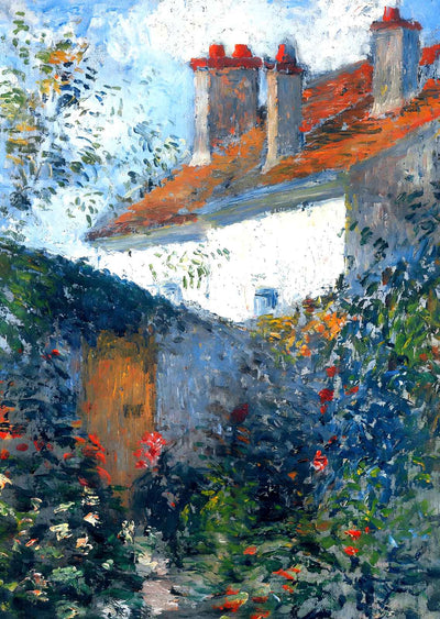 Study at Pontoise Art Print 1878 Painting by Camille Pissarro (6 Sizes)