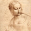 Study for Madonna with the Yarnwinder fine art print by Leonardo da Vinci (1501)