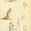 Study of Heads, Figures, and Foliage 1802 by Friedrich Art Print (6 Sizes)