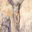 Study of Christ on the Cross Between the Virgin and St. 1554 Print (6 Sizes)