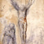 Study of Christ on the Cross Between the Virgin and St. John the Evangelist drawing by Michelangelo (1554)