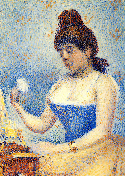 Study for Young Woman Powdering Herself 1890 by Seurat Art Print (6 Sizes)