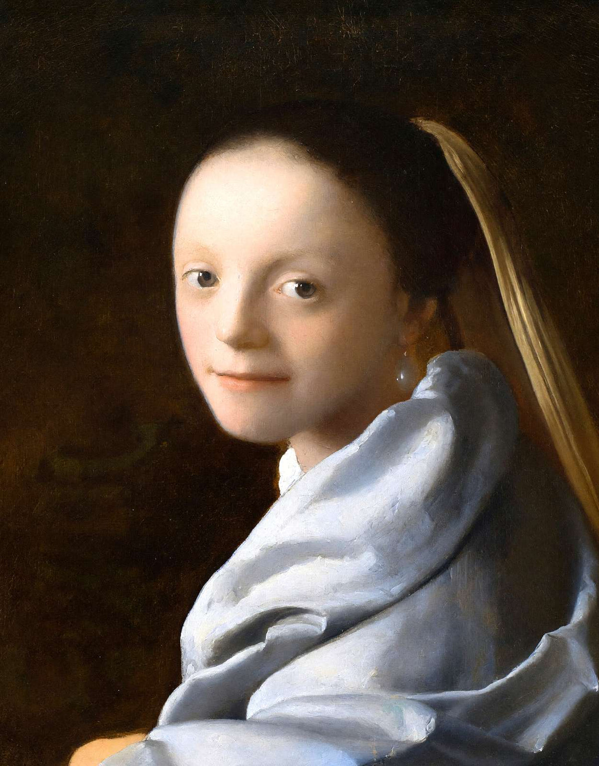 Study of a Young Woman Art Print 1667 Painting by Johannes Vermeer (6 Sizes)