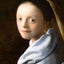 Study of a Young Woman Art Print 1667 Painting by Johannes Vermeer (6 Sizes)