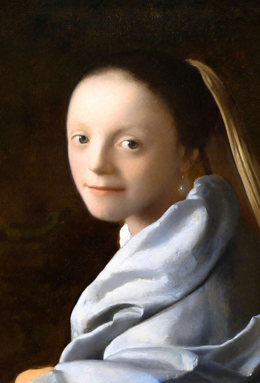 Study of a Young Woman Art Print 1667 Painting by Johannes Vermeer (6 Sizes)