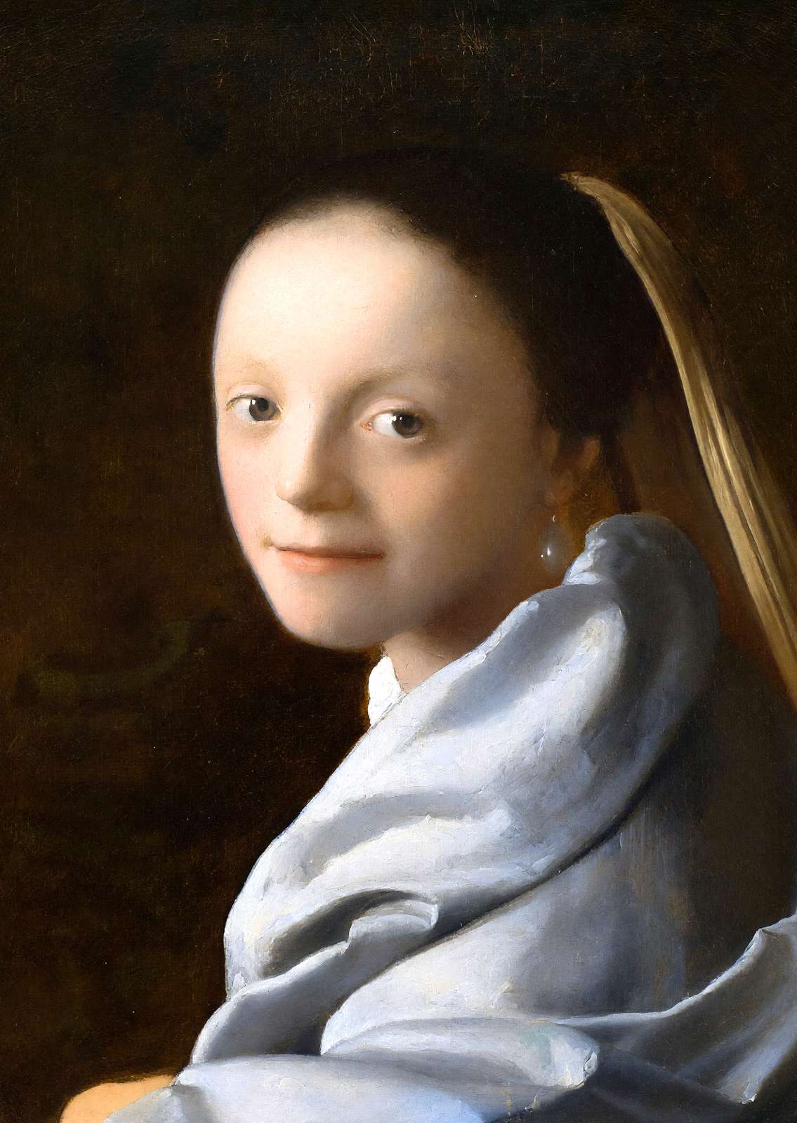 Study of a Young Woman Art Print 1667 Painting by Johannes Vermeer (6 Sizes)