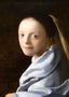 Study of a Young Woman Art Print 1667 Painting by Johannes Vermeer (6 Sizes)