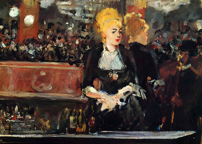 Study for Bar at the Folies-Bergere Art Print 1882 by Edouard Manet (6 Sizes)