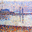 Study for 'the Channel at Gravelines, Evening' 1890 Seurat Art Print (6 Sizes)