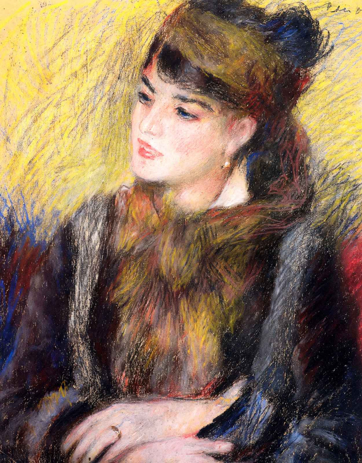 Study of a Woman Art Print Painting by Pierre-Auguste Renoir (6 Sizes)
