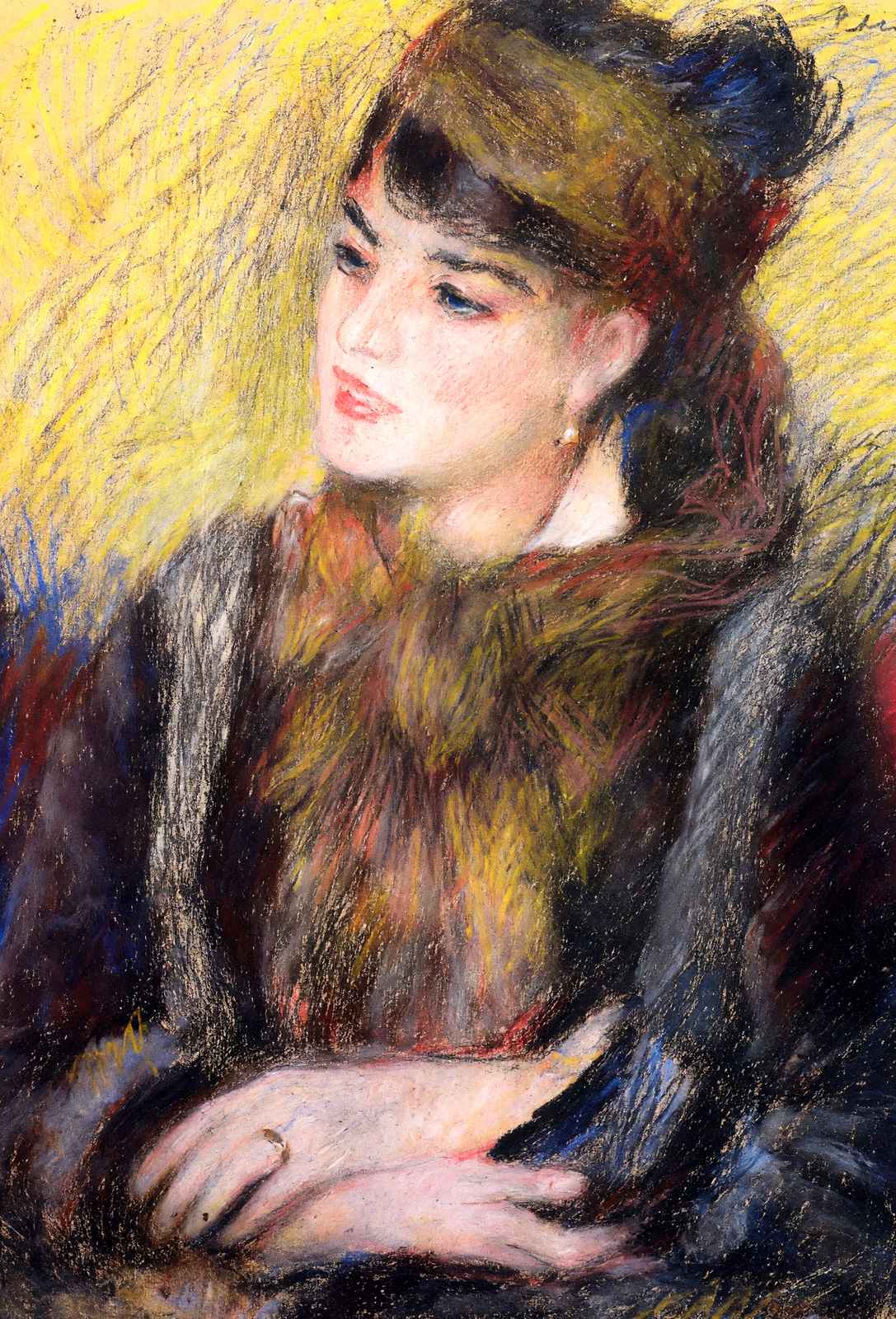 Study of a Woman Art Print Painting by Pierre-Auguste Renoir (6 Sizes)