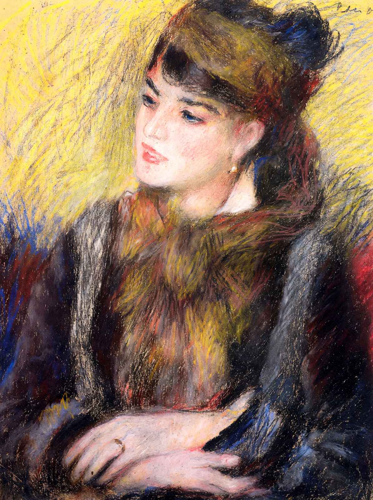 Study of a Woman Art Print Painting by Pierre-Auguste Renoir (6 Sizes)
