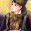 Study of a Woman art print by Pierre-Auguste Renoir