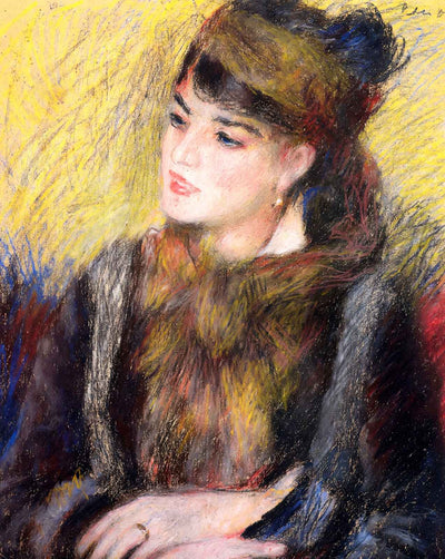 Study of a Woman art print by Pierre-Auguste Renoir