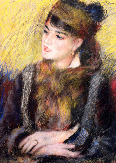 Study of a Woman Art Print Painting by Pierre-Auguste Renoir (6 Sizes)