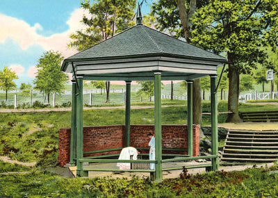 Sulphur Spring Hollins Institute VA in 1908 Vintage Print (7 Sizes)