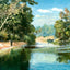 Sulphur Springs Covington LA in 1907 Vintage Print (7 Sizes) - Retouched