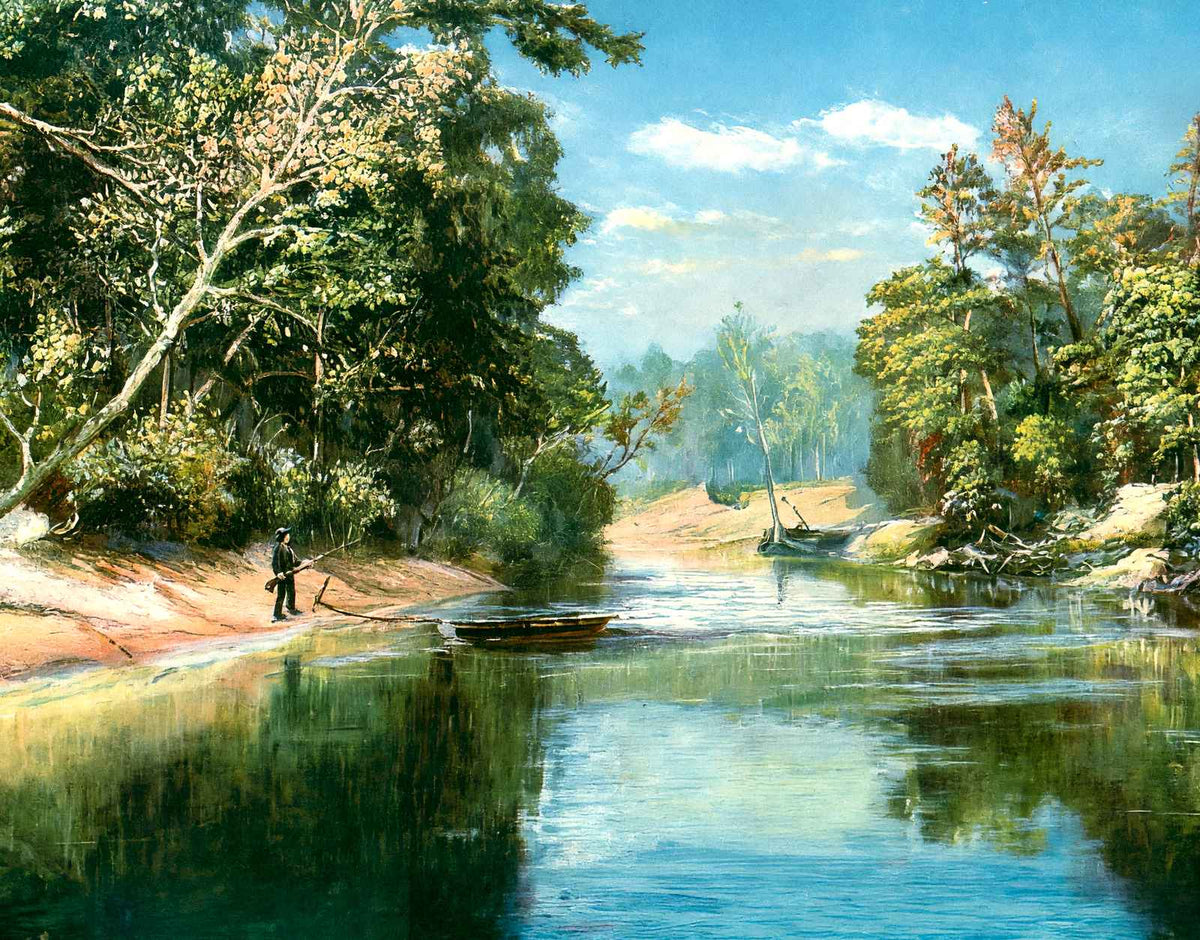Sulphur Springs Covington LA in 1907 Vintage Print (7 Sizes) - Retouched