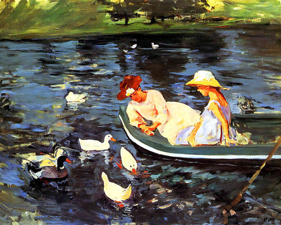 Summertime Painting by Mary Cassatt 8x10" Art Print - Acid Free