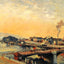 Sunrise at Rouen 1898 Painting by Camille Pissarro Art Print (6 Sizes)