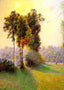 Sunset at Sent Charlez. Eragny Fine Art Print 1891 by Camille Pissarro (6 Sizes)