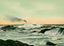 Surf at Delano Park Maine in 1908 Vintage Print (7 Sizes) - Reproduction