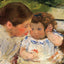 Susan Comforting the Baby (No.1) Art Print 1881 by Mary Cassatt (6 Sizes)